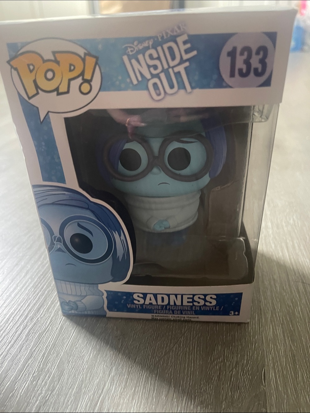 Funko Pop! Inside Out Sadness Vinyl Figure - Blue, Black